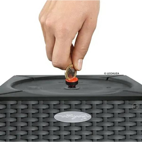 Фото - Вазон Lechuza Cubico Cottage 30 граніт (15222)