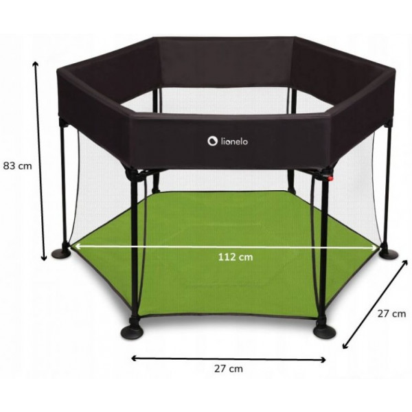 Фото - Манеж классический Lionelo Roel Green Lime