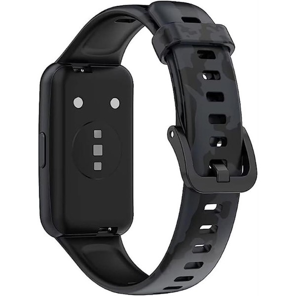 Фото - Ремінець для фітнес-браслету BeCover Modern Style for Huawei Band 7/Honor Band 7 Black-Gray (709446)