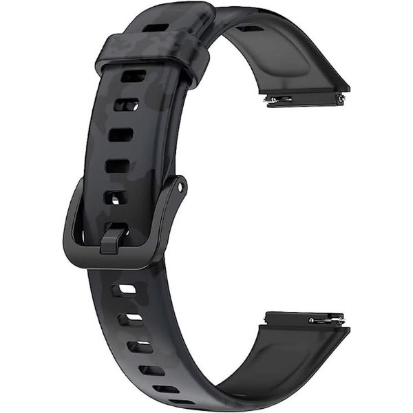 Фото - Ремінець для фітнес-браслету BeCover Modern Style for Huawei Band 7/Honor Band 7 Black-Gray (709446)