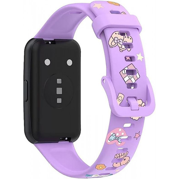 Фото - Ремінець для фітнес-браслету BeCover Modern Style for Huawei Band 7/Honor Band 7 Purple (709451)