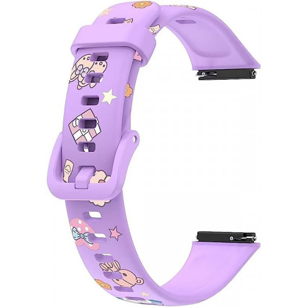Фото - Ремінець для фітнес-браслету BeCover Modern Style for Huawei Band 7/Honor Band 7 Purple (709451)