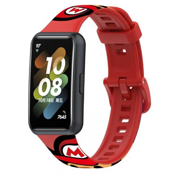 Фото - Ремінець для фітнес-браслету BeCover Modern Style for Huawei Band 7/Honor Band 7 Mario (709453)