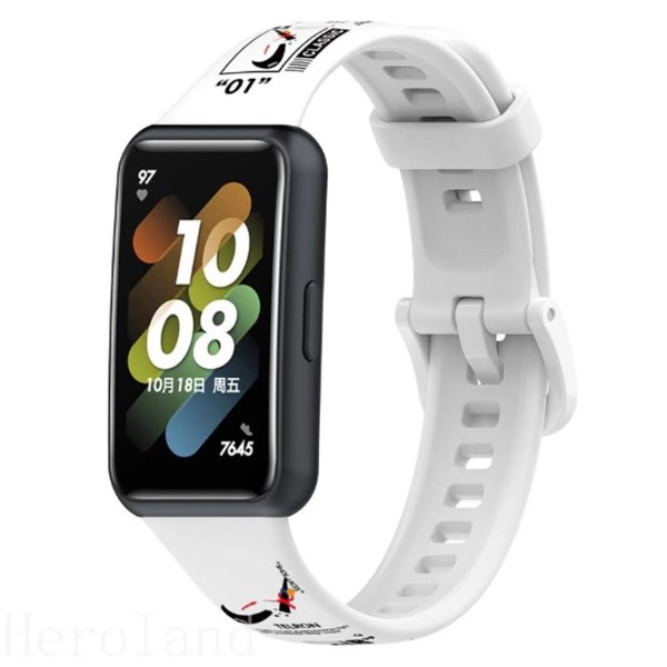 Фото - Ремінець для фітнес-браслету BeCover Modern Style for Huawei Band 7/Honor Band 7 White (709454)