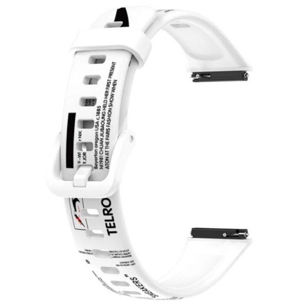 Фото - Ремінець для фітнес-браслету BeCover Modern Style for Huawei Band 7/Honor Band 7 White (709454)