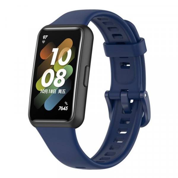 Фото - Ремешок для фитнес-браслета BeCover for Huawei Band 7/Honor Band 7 Deep Blue (709460)