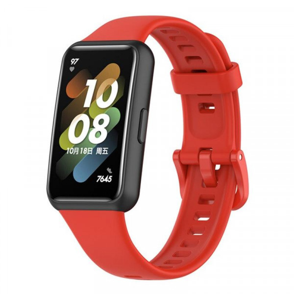 Фото - Ремінець для фітнес-браслету BeCover for Huawei Band 7/Honor Band 7 Red (709466)