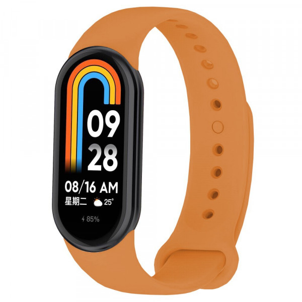 Фото - Ремінець для фітнес-браслету BeCover for Xiaomi Mi Smart Band 8 Apricot (709375)