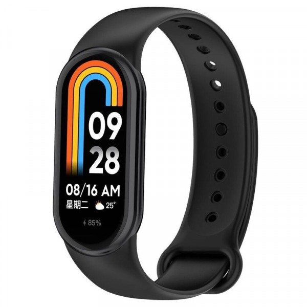 Фото - Ремінець для фітнес-браслету BeCover for Xiaomi Mi Smart Band 8 Black (709376)