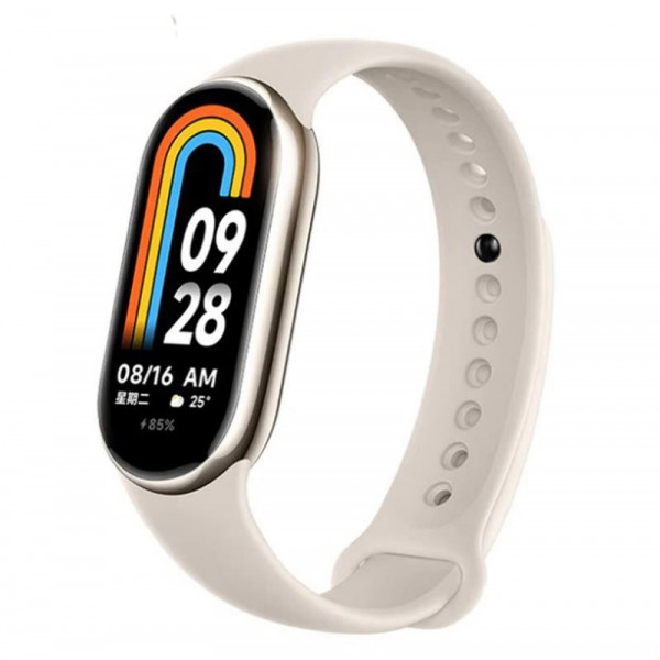 Фото - Ремінець для фітнес-браслету BeCover for Xiaomi Mi Smart Band 8 Beige (709377)