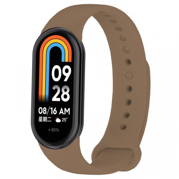 Фото - Ремінець для фітнес-браслету BeCover for Xiaomi Mi Smart Band 8 Brown (709381)