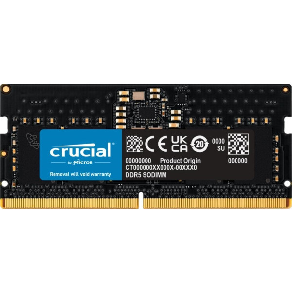 Фото - Память DDR Crucial Micron 8GB DDR5-5200 SO (CT8G52C42S5) Фото - Память DDR Crucial Micron 8GB DDR5-5200 SO (CT8G52C42S5)