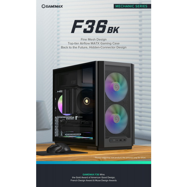 Фото - Корпус Gamemax F36 BK