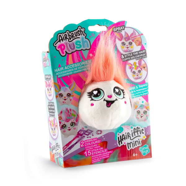 Фото - Набір для декупажу та розпису Canal Toys DIY AIRBRUSH PLUSH - Hair'iffic Зроби зачіску - Піксі (AIR038/2)