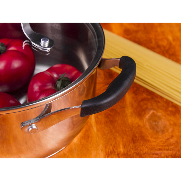 Фото - Набор посуды Tefal E493S874 Cook&Cool 8 пр., 18/20/24 см, сотейник 16 см с/кр