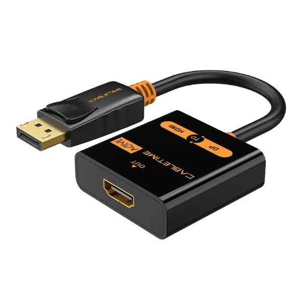 Фото - Кабель Cabletime DisplayPort - HDMI (M/F) 0.2m Black (CP20B)