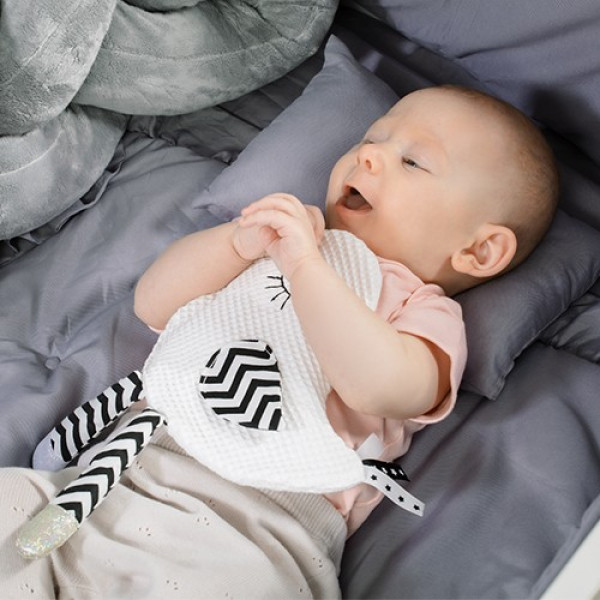 Фото - Брязкальце BabyOno Обіймашка з шурхотінням Маленька пташка (1536)