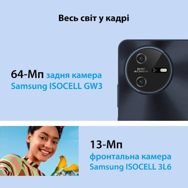 Фото - Смартфон Oscal Tiger 12 8/128GB Dual Sim Blue