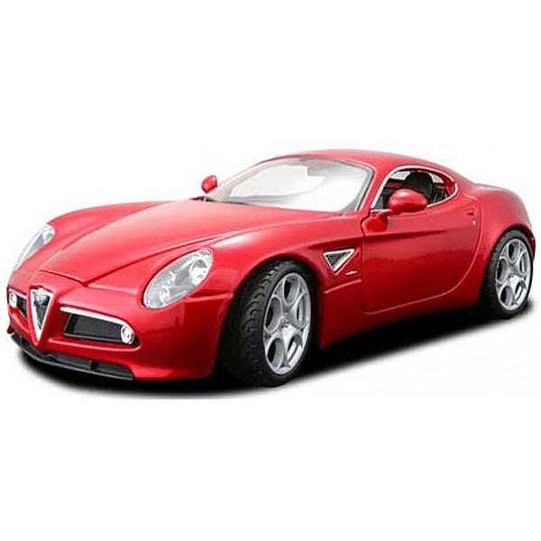 Фото - Колекційна машинка 1:32 Bburago Alfa 8C Competizione (2007) (червоний металік, 1:32) (18-43004)