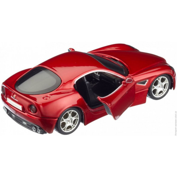 Фото - Колекційна машинка 1:32 Bburago Alfa 8C Competizione (2007) (червоний металік, 1:32) (18-43004)