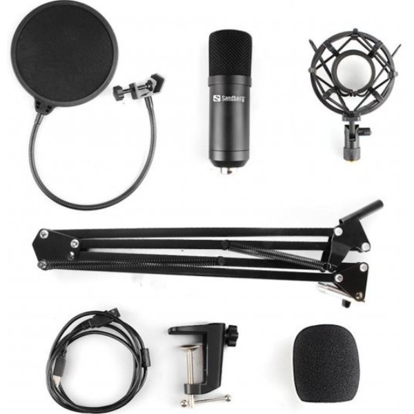Фото - Микрофон для компьютера проводной Sandberg Streamer Kit USB (126-07)