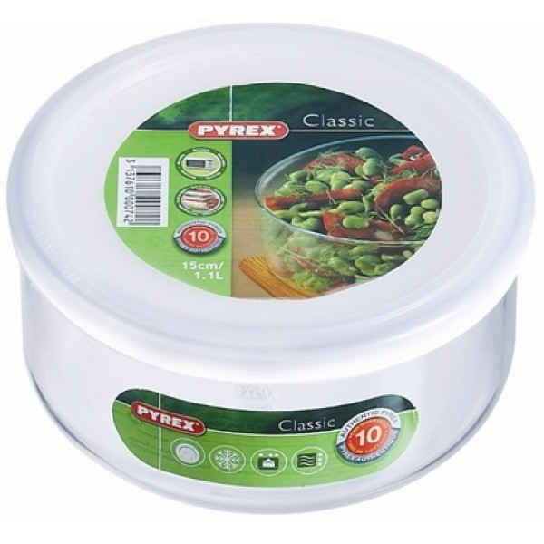 Фото - Форма для приготовления Pyrex 153P000Форма/160мм/1,6 л круглая с крыш