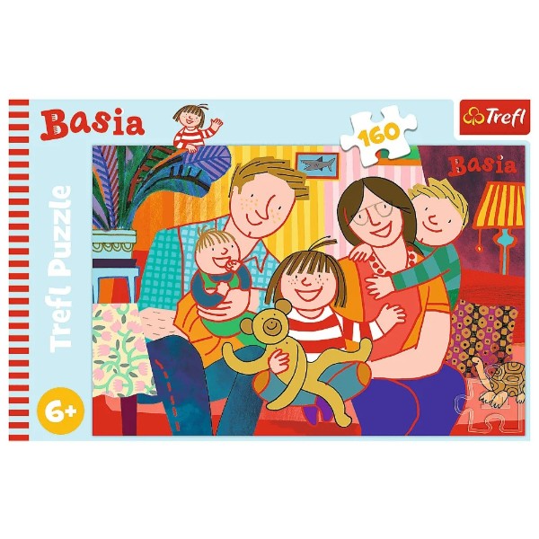 Фото - Пазлы (5-7 лет) Trefl "Встречайте Базю" / Семья Бази (160 элм.) (15409)