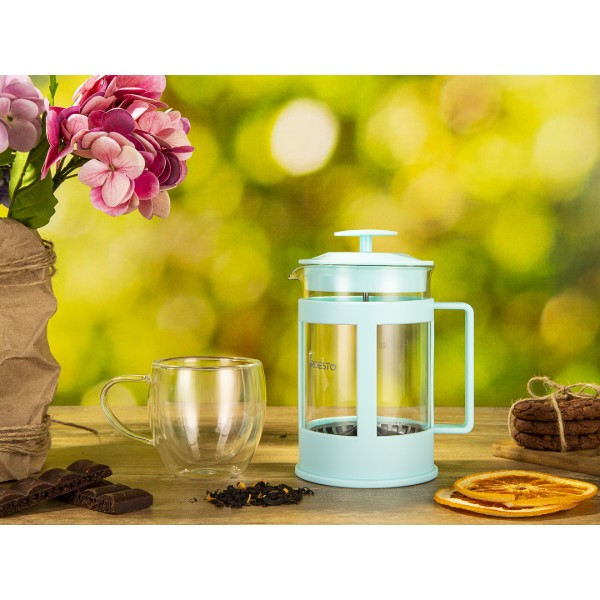 Фото - Френч-прес ARDESTO Fresh 800 мл Blue Tiffany (AR1008TF)