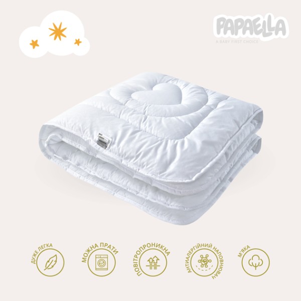 Фото - Одеяло детское зима PAPAELLA Teddy 100х135 см и подушка 40х60 см (8-12824)