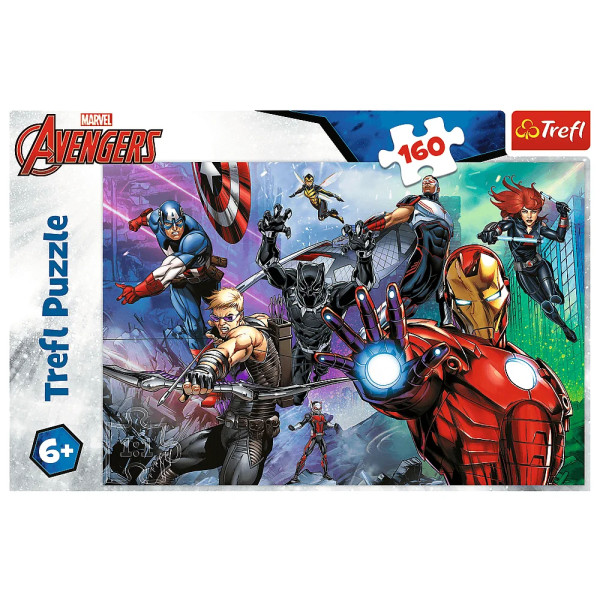 Фото - Пазлы (5-7 лет) Trefl The Avengers Всегда готовы герои 160 эл. (54245)