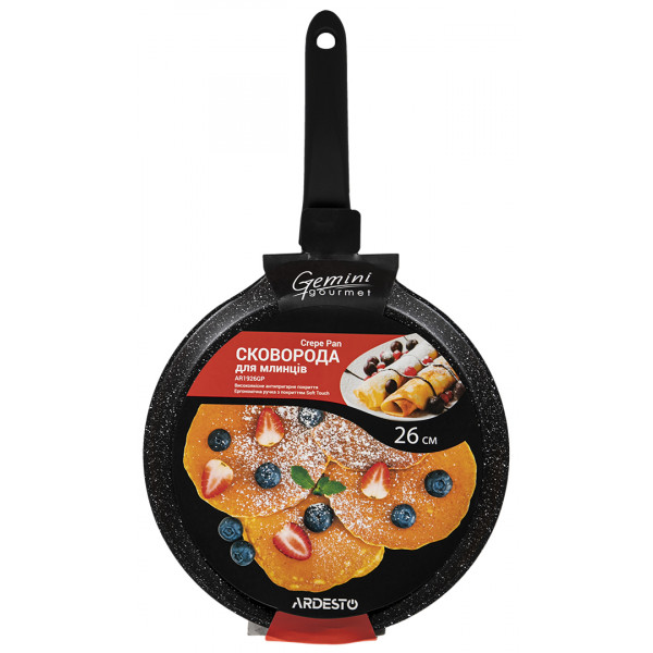 Фото - Сковорода для блинов Ardesto AR1926GP Gemini Gourmet Savona 26 см Black