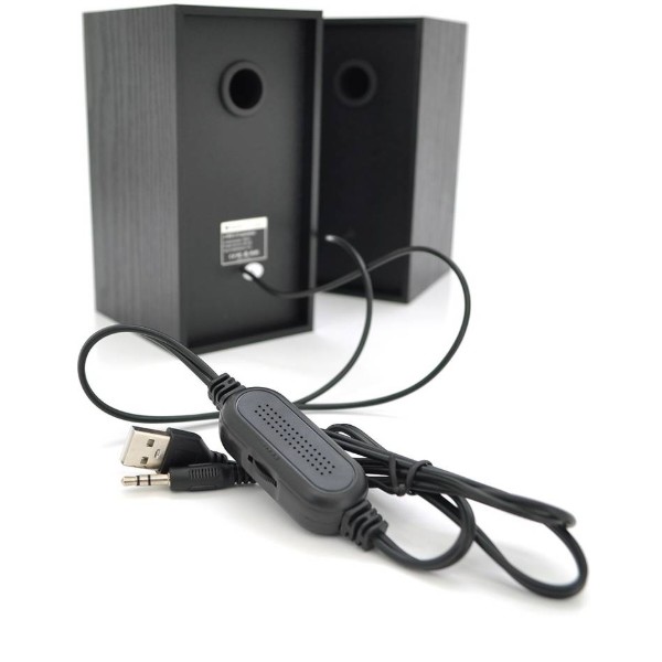 Фото - Компьютерная акустика обычная 2.0 Kisonli T-004/23418 Black