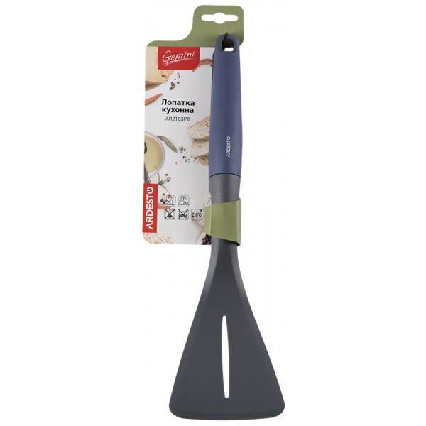 Фото - Лопатка кухонна Ardesto Gemini Gray/Blue (AR2103PB)