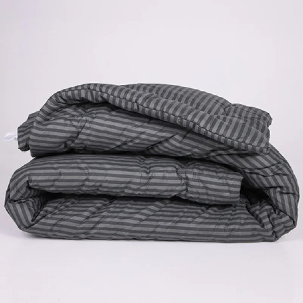 Фото - Ковдра дитяча зима MirSon антиалергенна №153 Сolor Fun Line 17-0611 Stripe Black Tencel 110х140 + нав. 2 шт. (2200010851052)