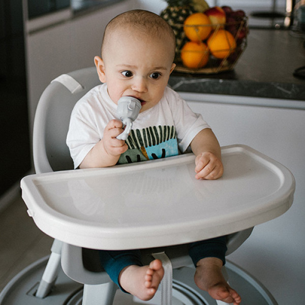 Фото - Ніблер дитячий BabyOno Діно Grey (1551)