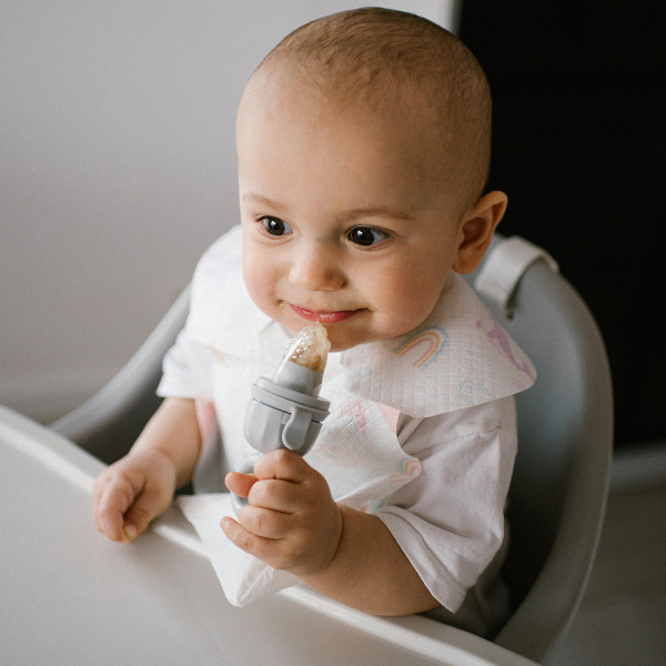 Фото - Ніблер дитячий BabyOno Діно Grey (1551)