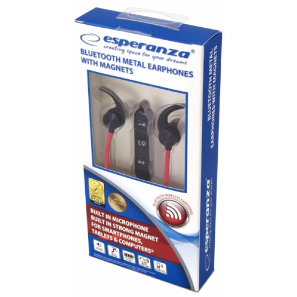 Фото - Навушники вкладиші бездротові Esperanza Black (EH186K)