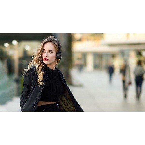 Фото - Наушники накладные беспроводные Panasonic RP-HF410BGC-K