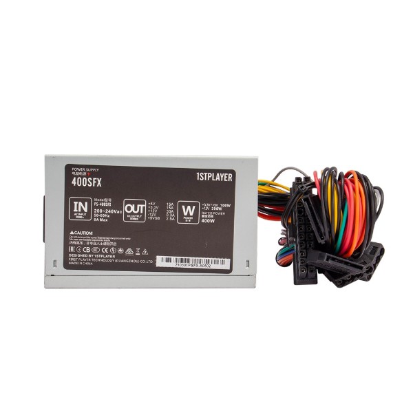 Фото - Блок живлення для ПК 1stPlayer 400W PS-400SFX APFC (C1-SFX-400-SV-EU) bulk