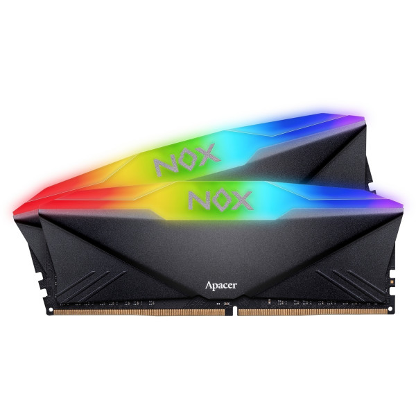 Фото - Память DDR Apacer DDR4 2x16GB/3600 Apacer NOX RGB Black (AH4U32G36C25YNBAA-2)