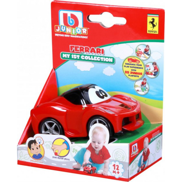 Фото - Базовый игровой транспорт для малыша Bb Junior Ferrari Красная (16-85005_red)