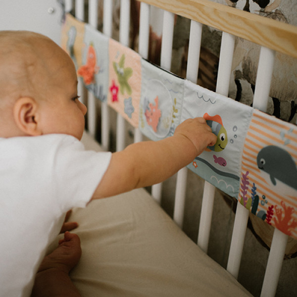 Фото - Книжка-іграшка BabyOno Морський світ, двостороння (1563)