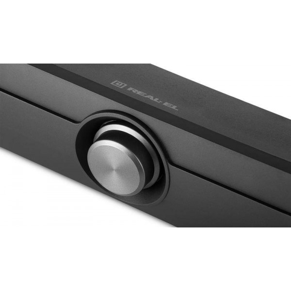 Фото - Комп'ютерна акустика звичайна 2.0 REAL-EL S-170 Black