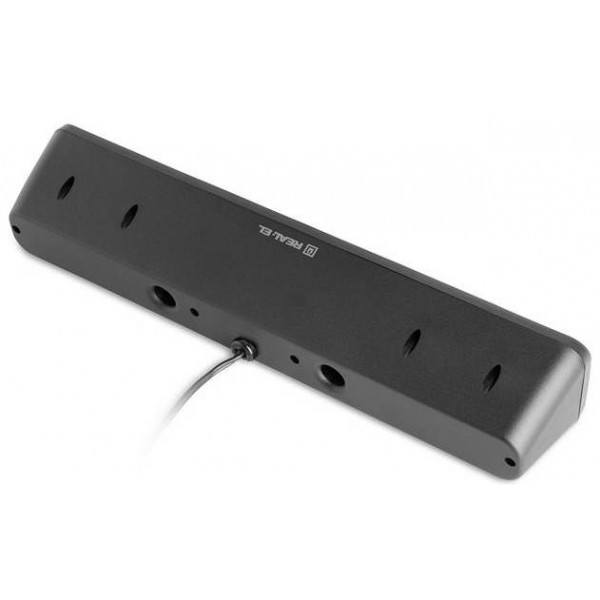 Фото - Комп'ютерна акустика звичайна 2.0 REAL-EL S-170 Black