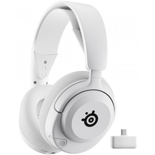 Фото - Гарнітура бездротова ігрова SteelSeries Arctis Nova 5 White (61671)