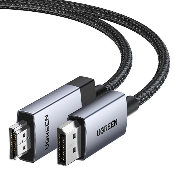 Фото - Кабель HDMI UGREEN DP119 DP Male to HDMI 2.0 Male 2m Black (15774)