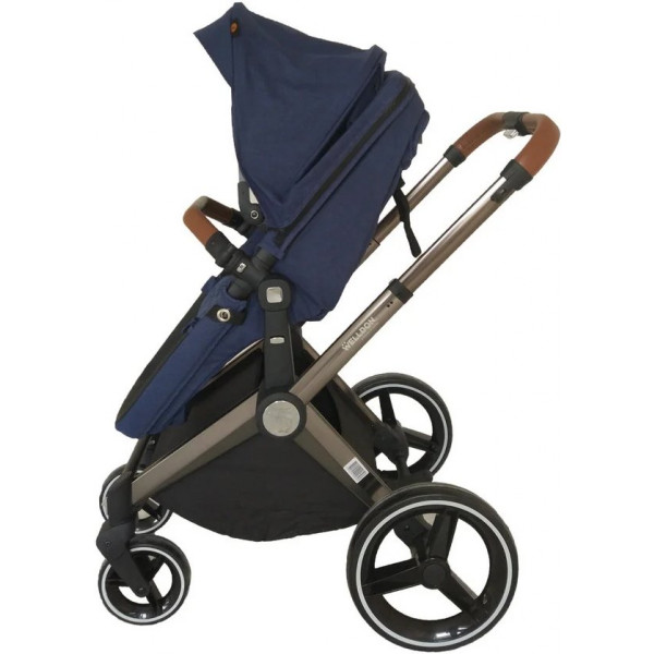 Фото - Коляска універсальна 2 в 1 Welldon Blue (WD007-3)