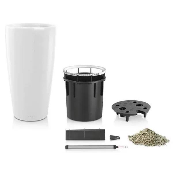 Фото - Вазон Lechuza Рондо Преміум 32 Антрацитовий матовий (15781)