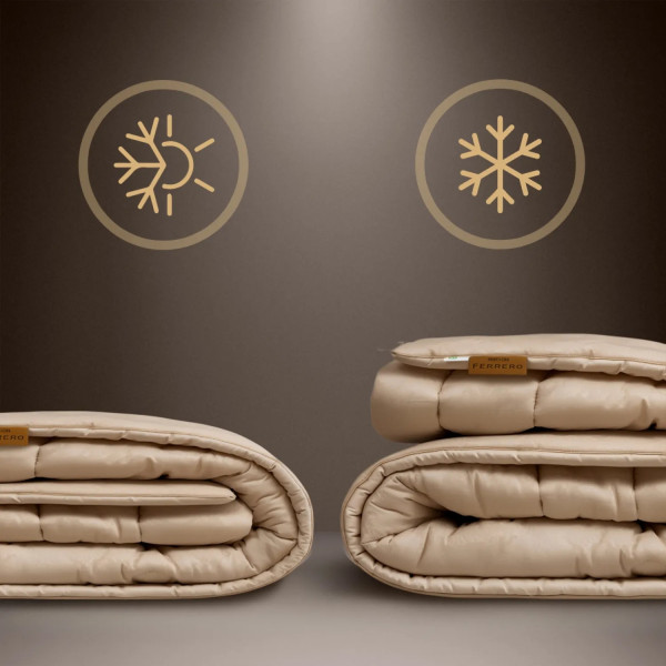 Фото - Ковдра дитяча демісезонна MirSon 110х140 см Бавовна №1588 Ferrero Gold (2200011173108)