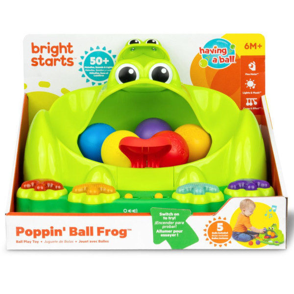 Фото - Интерактивная игрушка Bright Starts Poppin' Ball Frog (17159)